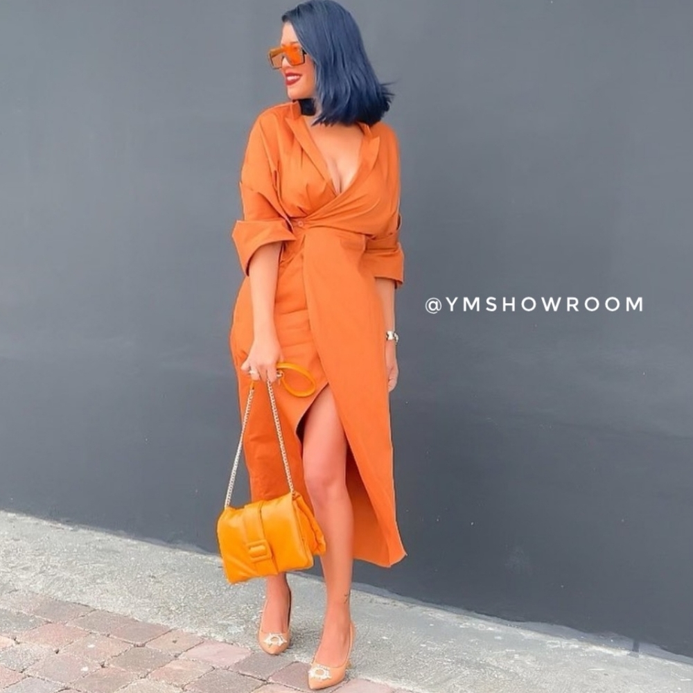 🔥Last 1🔥 Zara wrap midi dress - Picture 5 of 6